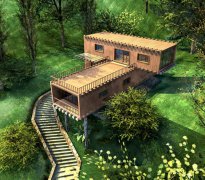 恩龙世界木屋村木